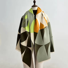 Load image into Gallery viewer, Printed Cashmere Blend Scarf
