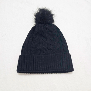 Pompom Fleece Beanie