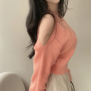 Open Shoulder Sweater