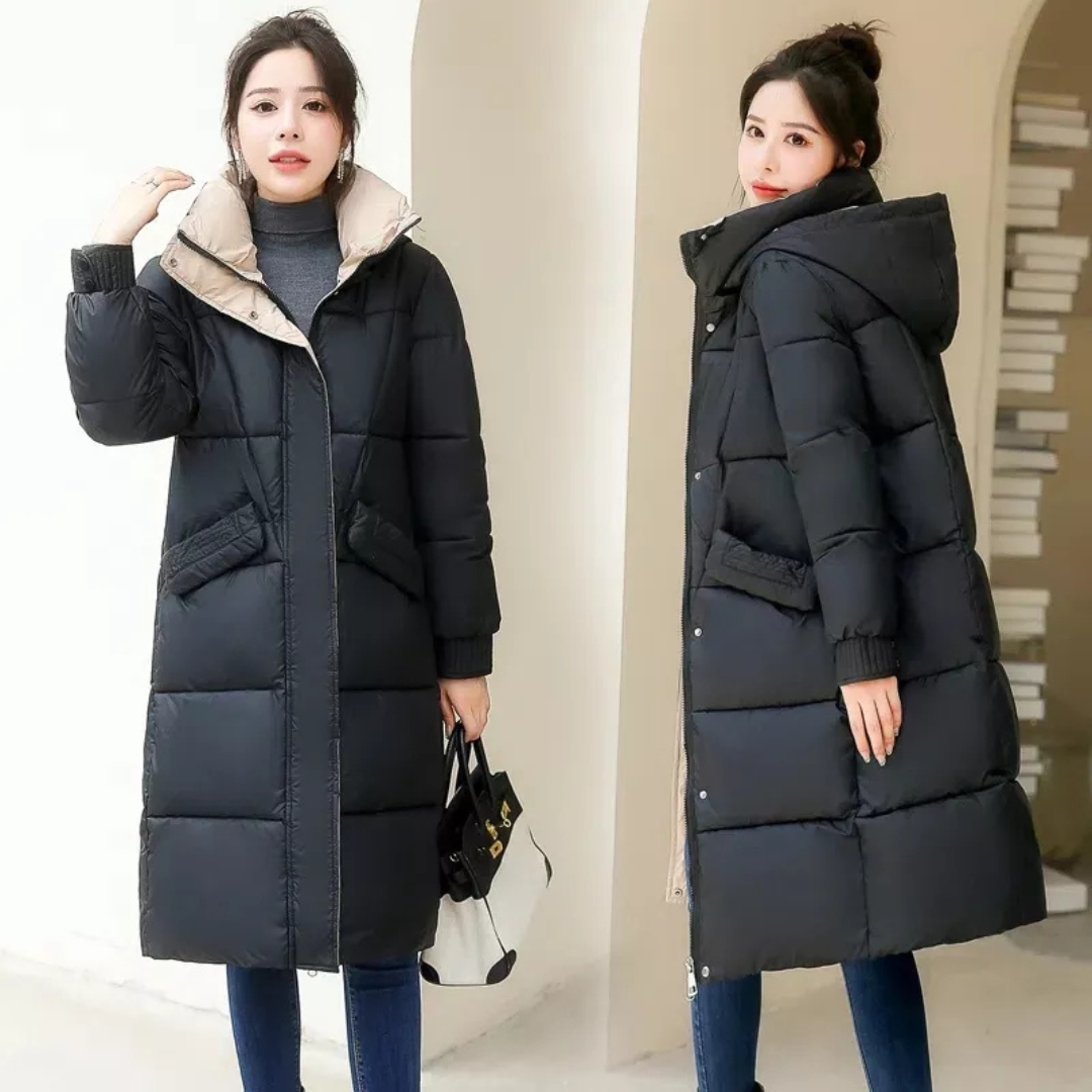 bubble long coat