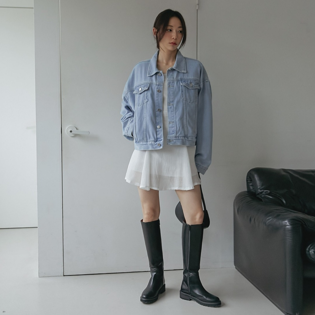 Semi-Oversized Denim Jacket