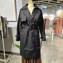 Load image into Gallery viewer, Long Trench Coat
