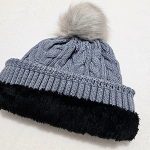 Pompom Fleece Beanie