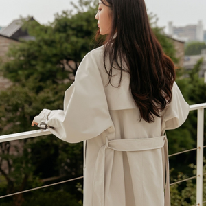 Side Slit Trench Coat