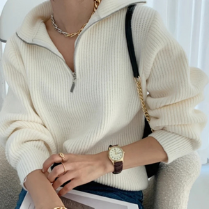 Collared Knit Sweater