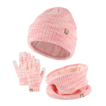 Load image into Gallery viewer, Kiddie Warmer Set (Beanie, Gloves, Neck Warmer) Printed
