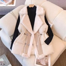 Load image into Gallery viewer, Fur Collar Puffer Vest
