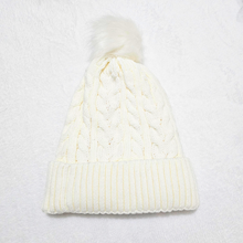 Load image into Gallery viewer, Pompom Fleece Beanie
