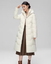 Load image into Gallery viewer, Long Bubble Jacket with Cinched Waist
