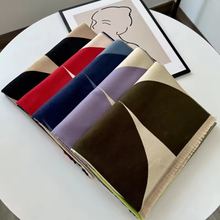 Load image into Gallery viewer, Printed Cashmere Blend Scarf
