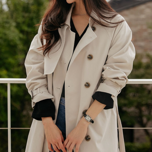 Side Slit Trench Coat