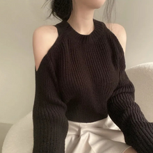 Load image into Gallery viewer, Open Shoulder Sweater
