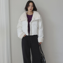 Load image into Gallery viewer, Reversible Cropped Puffer

