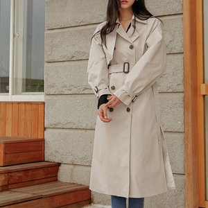 Side Slit Trench Coat