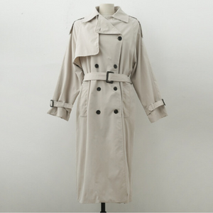 Long Raglan Trench Coat