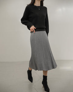 Flowy Knit Skirt