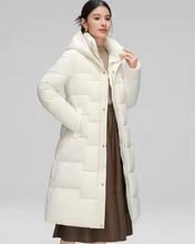 Load image into Gallery viewer, Long Bubble Jacket with Cinched Waist
