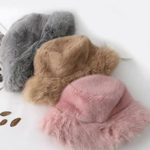 Load image into Gallery viewer, Soft Fur Bucket Hat
