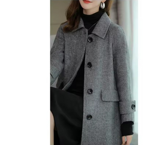 Wool Raglan Coat