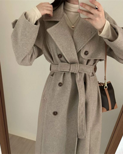 Soft Wool Trench Coat