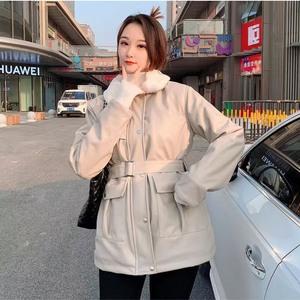 Overfit Leather Coat (Eco-fur)