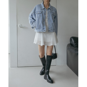 Semi-Oversized Denim Jacket