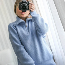 Load image into Gallery viewer, Collared Knit Sweater
