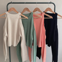 Load image into Gallery viewer, Open Shoulder Sweater
