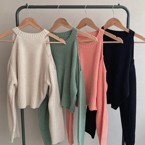 Open Shoulder Sweater