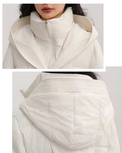 Long Bubble Jacket with Cinched Waist