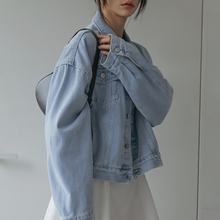 Load image into Gallery viewer, Semi-Oversized Denim Jacket
