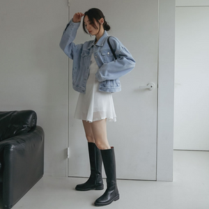 Semi-Oversized Denim Jacket