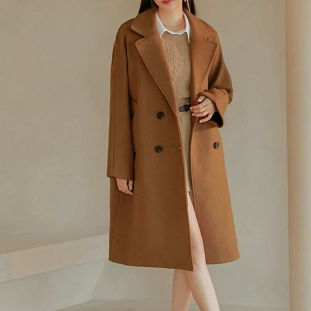 Raglan Wool Blend coat