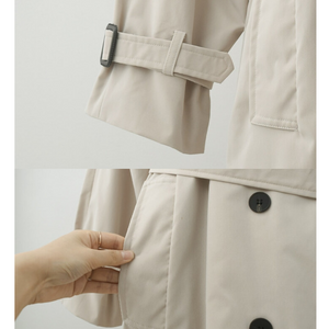 Long Raglan Trench Coat