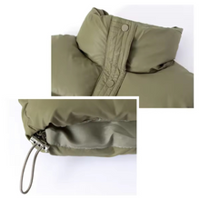 Load image into Gallery viewer, Soft Faux Leather Puffer Vest
