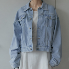 Load image into Gallery viewer, Semi-Oversized Denim Jacket
