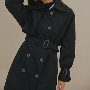 Side Slit Trench Coat