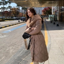 Load image into Gallery viewer, Two-way Long Puffer Jacket
