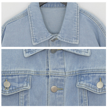 Load image into Gallery viewer, Semi-Oversized Denim Jacket
