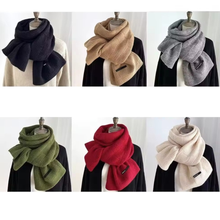 Load image into Gallery viewer, Long Knitted Scarf - Weave Pattern
