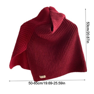 Two-tone Knitted Scarf