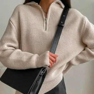 Collared Knit Sweater