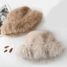 Load image into Gallery viewer, Soft Fur Bucket Hat
