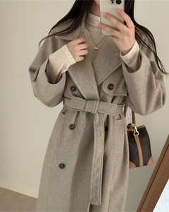 Soft Wool Trench Coat