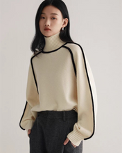 Load image into Gallery viewer, Lined Knit Turtleneck
