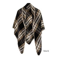Load image into Gallery viewer, Triangle Plaid Scarf
