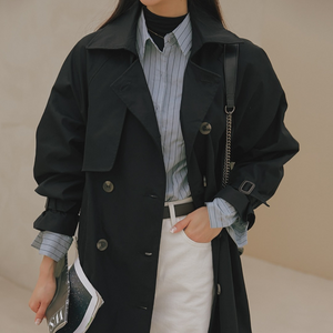 Side Slit Trench Coat