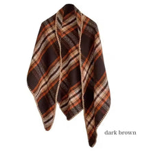 Load image into Gallery viewer, Triangle Plaid Scarf
