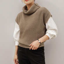Load image into Gallery viewer, Knit Turtleneck Vest
