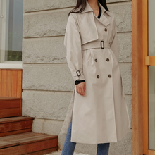 Load image into Gallery viewer, Side Slit Trench Coat
